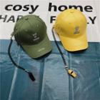 Lettering Chain Strap Cap