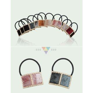 Velvet Square Hair Tie