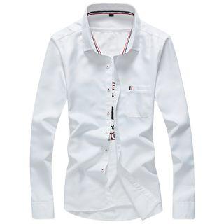 Plain Button-down Shirt