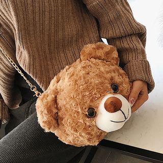 Bear Fluffy Shoulder Bag