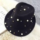 Pearl Knit Fedora Hat