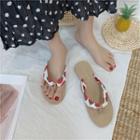 Strawberry Print Flip-flops