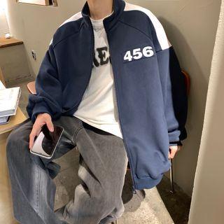 Numbering Zip-up Jacket