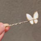 Butterfly Hair Clip Ly384 - 1 Pc - White - One Size