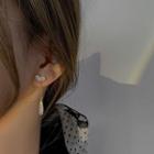 Rhinestone Drop Clip-on Earring