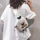 Chicken Print Canvas Sling Bag
