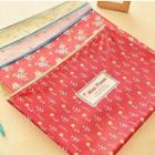 Floral Print Document Pouch