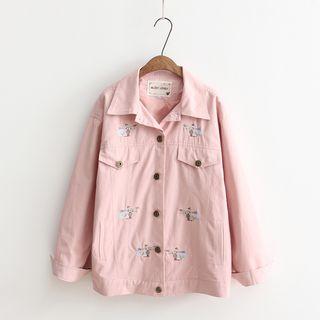 Embroidery Button Jacket