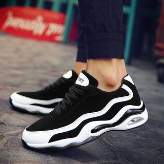 Faux-suede Athletic Sneakers