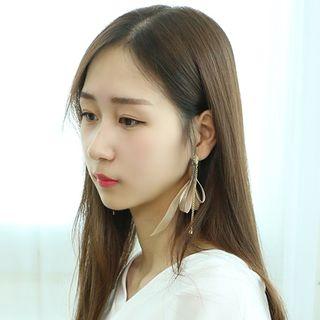 Ribbon Drop Earrings