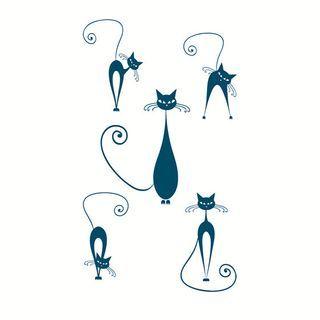 Cat Print Waterproof Temporary Tattoo One Piece - One Size