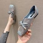 Lace-up Houndstooth Shoes
