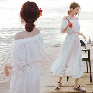 Cutout Off-shoulder Dress