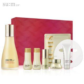 Su:m37 - Secret Essence 150 Set: Essence 150ml + Secret Repair Toner 20ml + Emulsion 20ml + Concentrated Serum 8ml + Cream 10ml + Skin Saver Essential Cleansing Foam 40ml + Secret Programming Mask 1pc 7pcs
