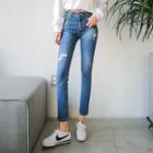High-rise Semi Boot-cut Jeans