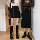 High-waisted A-line Skirt (various Designs)