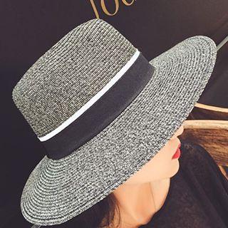 Straw Fedora Hat