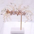 Faux Pearl Headpiece Gold - One Size