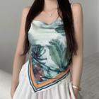 Print Camisole Top Green - One Size