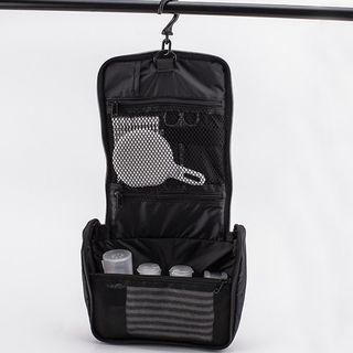 Nylon Toiletry Bag Black - One Size