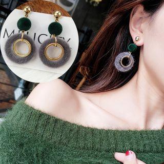 Bobble Hoop Detail Earrings