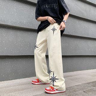 Star Wide Leg Pants