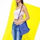 Eco-friendly Cutout Tote Bag Blue - One Size