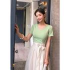 V-neck Everyday T-shirt In 9 Colors