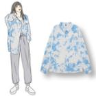Tie-dye Loose-fit Blouse As Shown In Figure - One Size
