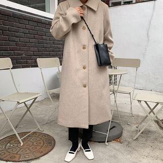 Woolen Long Mac Coat
