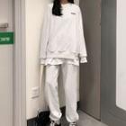 Lettering Pullover / Jogger Pants