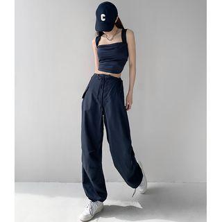 Tie-waist Drawstring Jogger Pants In 7 Colors