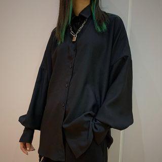 Long-sleeve Shirt / Moon Embroidered Vest