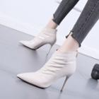 Patent High Heel Ankle Boots