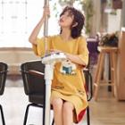 Print Short-sleeve Sleepdress (various Design)