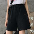 High-waist Straight Leg Sweatshorts