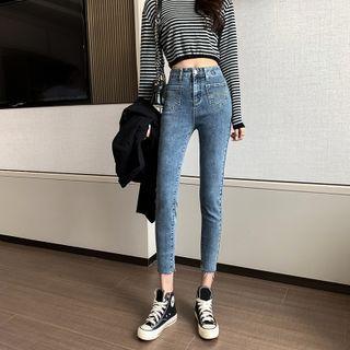 Washed Skinny Jeans (various Designs)