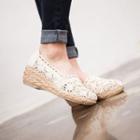 Laced Wedge-heel Sandals