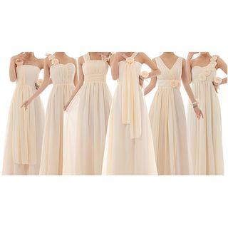 Rosette Bridesmaid Dress (6 Designs)