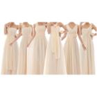 Rosette Bridesmaid Dress (6 Designs)