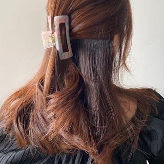 Resin Hair Clamp Mint Pink - One Size