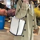 Set Of 2: Canvas Tote Bag + Pouch