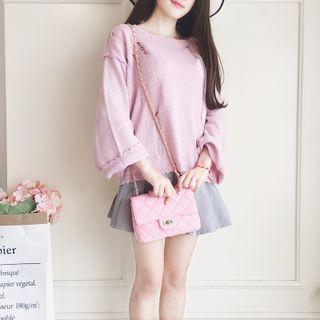 Distressed Loose Fit Sweater