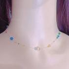 Gemstone Necklace Multicolor - One Size