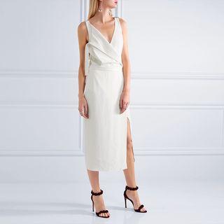 Asymmetric Side-slit Jumper Dress