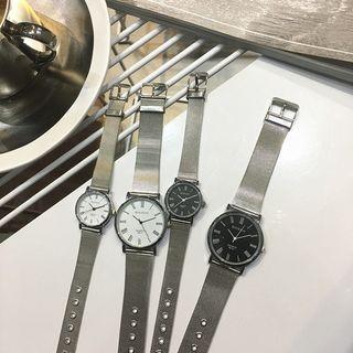 Couple Matching Steel Strap Watch