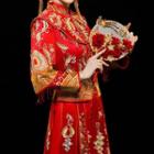 Traditional Chinese Wedding Dress / Head Piece / Set