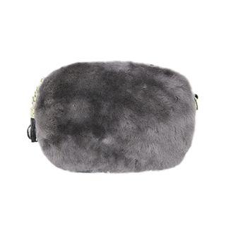 Chain-strap Faux-fur Shoulder Bag