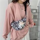 Leopard Print Sling Bag / Bag Charm / Set