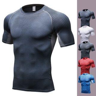 Short-sleeved Printed Training T-shirt